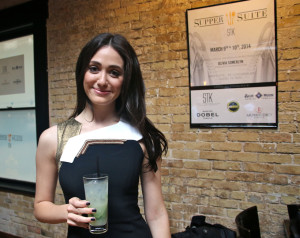 Emmy Rossum: I hope you didn't think I drank all these myself!